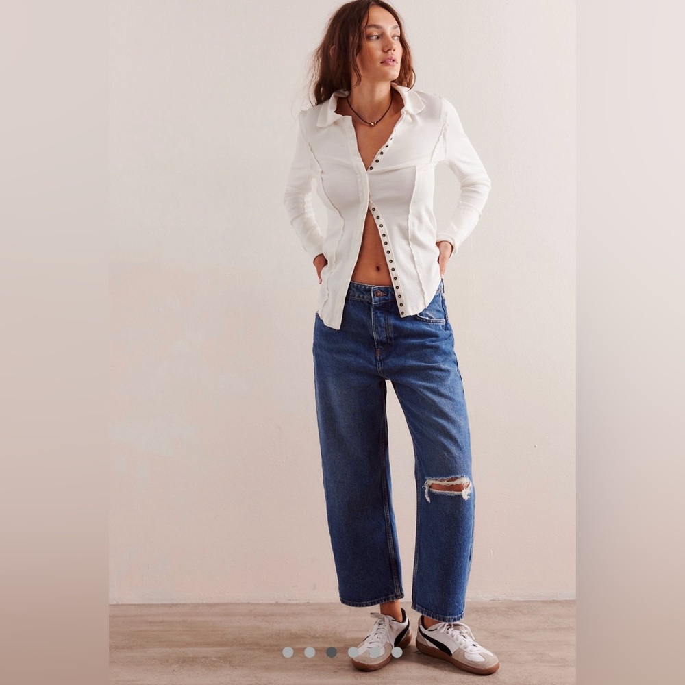 We the free Deep Trance Boyfriend Jeans